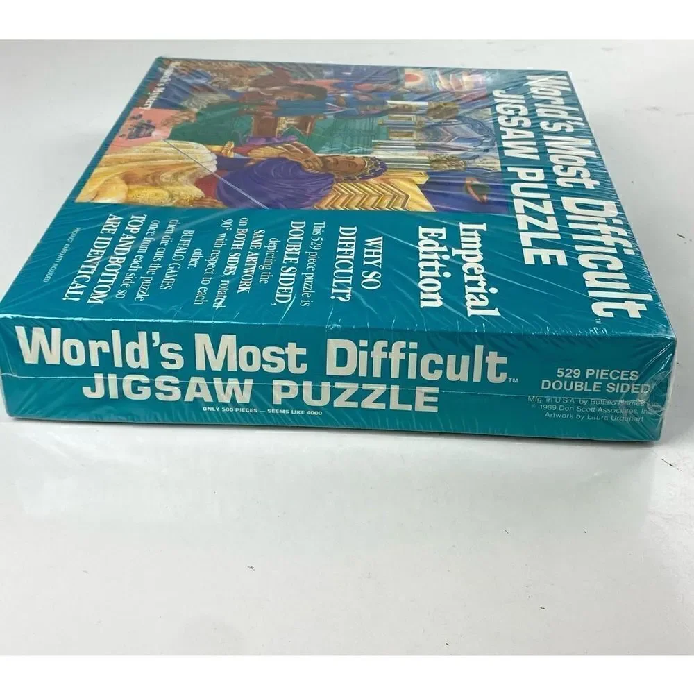Vintage 1989 World's Most Difficult Jigsaw Puzzle Imperial Edition NOS & Sealed